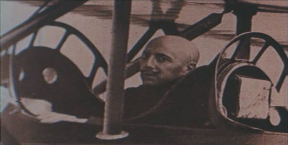 Frame from the documentary film La vita inimitabile. Gabriele D'Annunzio – fra moda e leggenda. Frame 1